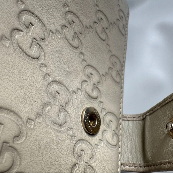Gucci authentic made in Italy beige Long wallet GG line. - Picture 14 of 15